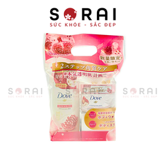 Set sữa tắm, dưỡng ẩm, tẩy da chết Dove