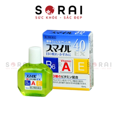Nước nhỏ mắt Smile Lion Nhật Bản 15ml dưỡng mắt, mát lạnh