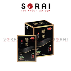 Dầu gội phủ bạc Komi Nhật Bản màu đen hộp 10 gói x 25ml