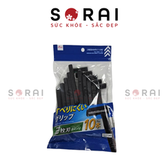 Dao cạo râu Daiso Nhật Bản set 10 cái