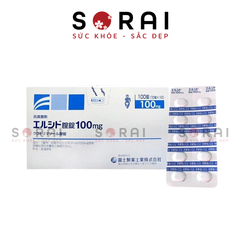 Viên đặt trị nấm âm đạo Elcido 100mg của Nhật Bản vỉ 10 viên