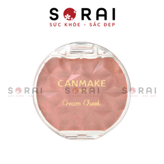 Phấn má Canmake Nhật Bản màu cam pha nhũ P04 Cream