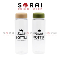 Chai đựng nước có nắp đậy Echo Meltan Nhật Bản 500ml