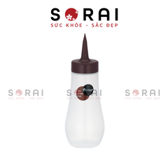 Bình rót nước sốt cỡ nhỏ Inomata nắp nâu 250ml