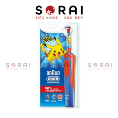 Bàn chải đánh răng điện cho bé Braun Oral-B kèm sạc
