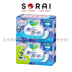 Băng vệ sinh Laurier Nhật Bản đêm không cánh set 20 miếng 27cm