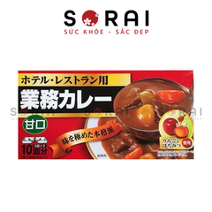 Viên nấu Cari kiểu Nhật Kobe Bussan 200g không cay
