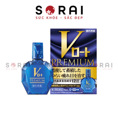 Nhỏ mắt, dưỡng mắt Vrohto Premium dành cho người đau mắt, mỏi mắt