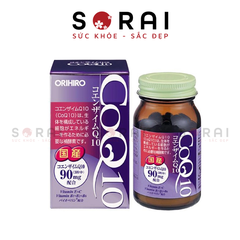 Viên uống bổ tim mạch Coenzyme Q10 Orihiro Nhật Bản 90 viên