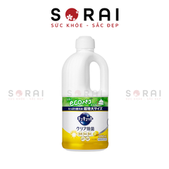 Nước rửa bát đậm đặc Kao Nhật Bản, 1250ml mẫu mới, hương chanh
