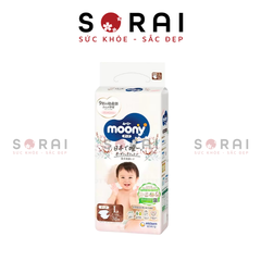 Bỉm cao cấp Moony Natural Organic Nhật Bản dán L38 cho bé từ 9-14kg