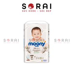 Bỉm cao cấp Moony Natural Organic Nhật Bản quần M46 cho bé từ 5-10kg