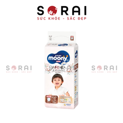 Bỉm cao cấp Moony Natural Organic Nhật Bản quần XL32 cho bé từ 12-22kg
