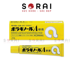 Kem bôi teo trĩ chữ A Boraginol, Nhật Bản tuýp 20gram