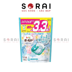 Viên giặt xả Bold P&G Nhật Bản 4in1 hương gió biển 39 viên