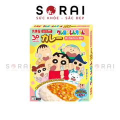 Sốt cà ri Marumiya cậu bé bút chì Shin vị thịt lợn và ngô ngọt Nhật Bản 160g