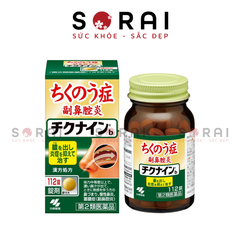 Viên uống trị viêm xoang Chikunain Kobayashi Nhật Bản 112 viên