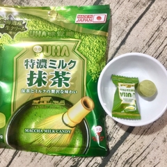 Kẹo trà xanh sữa UHA Nhật Bản 58g