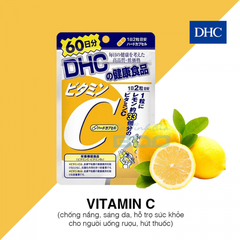 Viên uống bổ sung Vitamin C DHC, tăng sức đề kháng, hỗ trợ trắng da Nhật Bản 120 viên 60 ngày