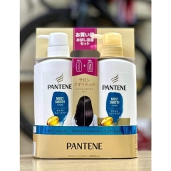 Set dầu gội xả Pantene Nhật Bản dành cho tóc khô 270ml/chai (xanh dương)