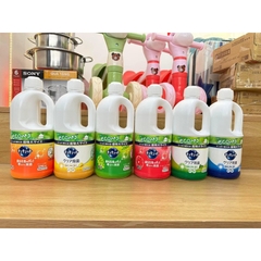 Nước rửa bát đậm đặc Kao Nhật Bản, 1250ml mẫu mới, hương trà xanh
