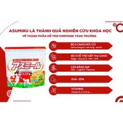 Sữa tăng chiều cao Asumiru Nhật Bản cho bé 3 – 16 tuổi (Mẫu mới 2025)