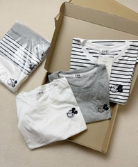 SÉT 3 ÁO CỘC TAY THÊU MICKEY