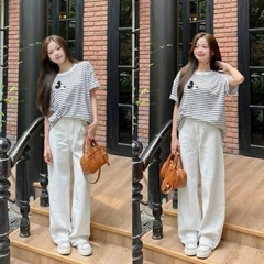 SÉT 3 ÁO CỘC TAY THÊU MICKEY