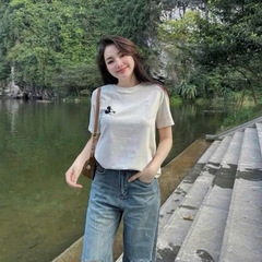 SÉT 3 ÁO CỘC TAY THÊU MICKEY