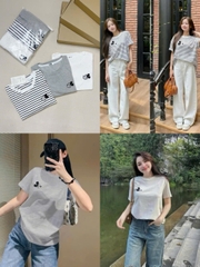 SÉT 3 ÁO CỘC TAY THÊU MICKEY