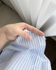 ÁO SƠ MI NỮ CỘC TAY POLO THÊU NGỰA