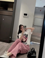 SÉT BOOTS CÔ GÁI QUẦN HỒNG