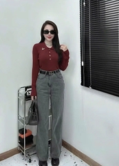 QUẦN JEAN NỮ XUÔNG MÀU KHÓI