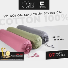 [Vibrant] Vỏ gối ôm Cotton 100% Phong Cách Nổi Bật 37x105 cm