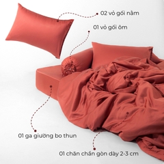 [Pastel] Bộ Chăn Ga Gối Lụa Tencel Phong Cách Nhẹ Nhàng