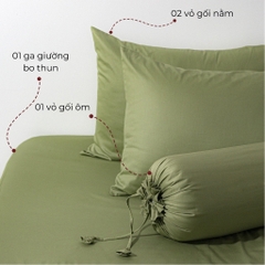 [Elegant] Bộ Ga Gối Cotton 100% Phong Cách Thanh Lịch