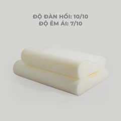 Gối Ngủ Foam Thiết Kế Công Thái Học Chống Đau Mỏi Vai Gáy 30x50, 38x60 cm