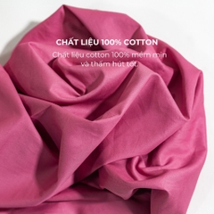 [Pastel] Vỏ gối ôm Cotton 100% Phong Cách Nhẹ Nhàng 37x105 cm