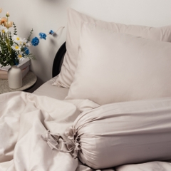 [Elegant] Bộ Chăn Ga Cotton 100% Phong Cách Thanh Lịch