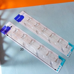 [Đồng giá 19k] Móc dán tường liền 6 móc giả đá
