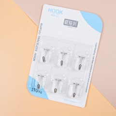 [ Đồng giá 19k] Móc dán tường trong suốt