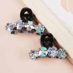 [ Đồng giá 19k] Phụ kiện Kẹp tóc  pha lê đen đóng hộp Móng vuốt giữa