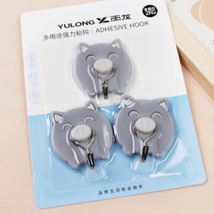 [ Đồng giá 19k] Móc dán tường Ba chú heo