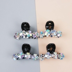 [ Đồng giá 19k] Phụ kiện Kẹp tóc  pha lê đen đóng hộp Móng vuốt giữa