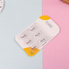 [ Đồng giá 19k] Móc dán tườngsáu móc không dấu vết trong suốt