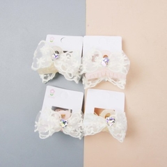 [ Đồng giá 19k]  Kẹp tóc nơ đính đá pha lê thanh lịch