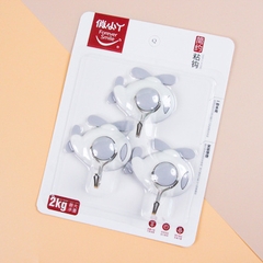 [ Đồng giá 19k móc dán tường màu trắng  Qiao Xiaoya 9237
