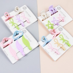 [Đồng giá 19k] Bộ kẹp tóc hình lá tre