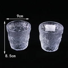 [ Đồng giá 19k] Cốc ly thuỷ tinh hoa văn băng trôi