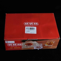 [ Đồng giá 19k] Cốc ly thuỷ tinh hoạ tiết sọc dọc